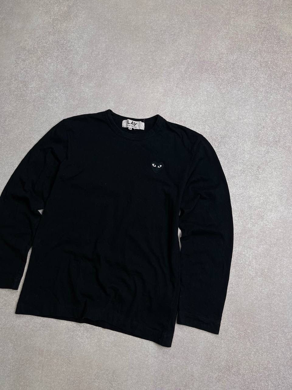 Comme des Garcons PLAY × Vintage Vintage CDG Comme Des Garcons Play Heart Longsleeve Shirt M Size US M / EU 48-50 / 2 - 2 Thumbnail