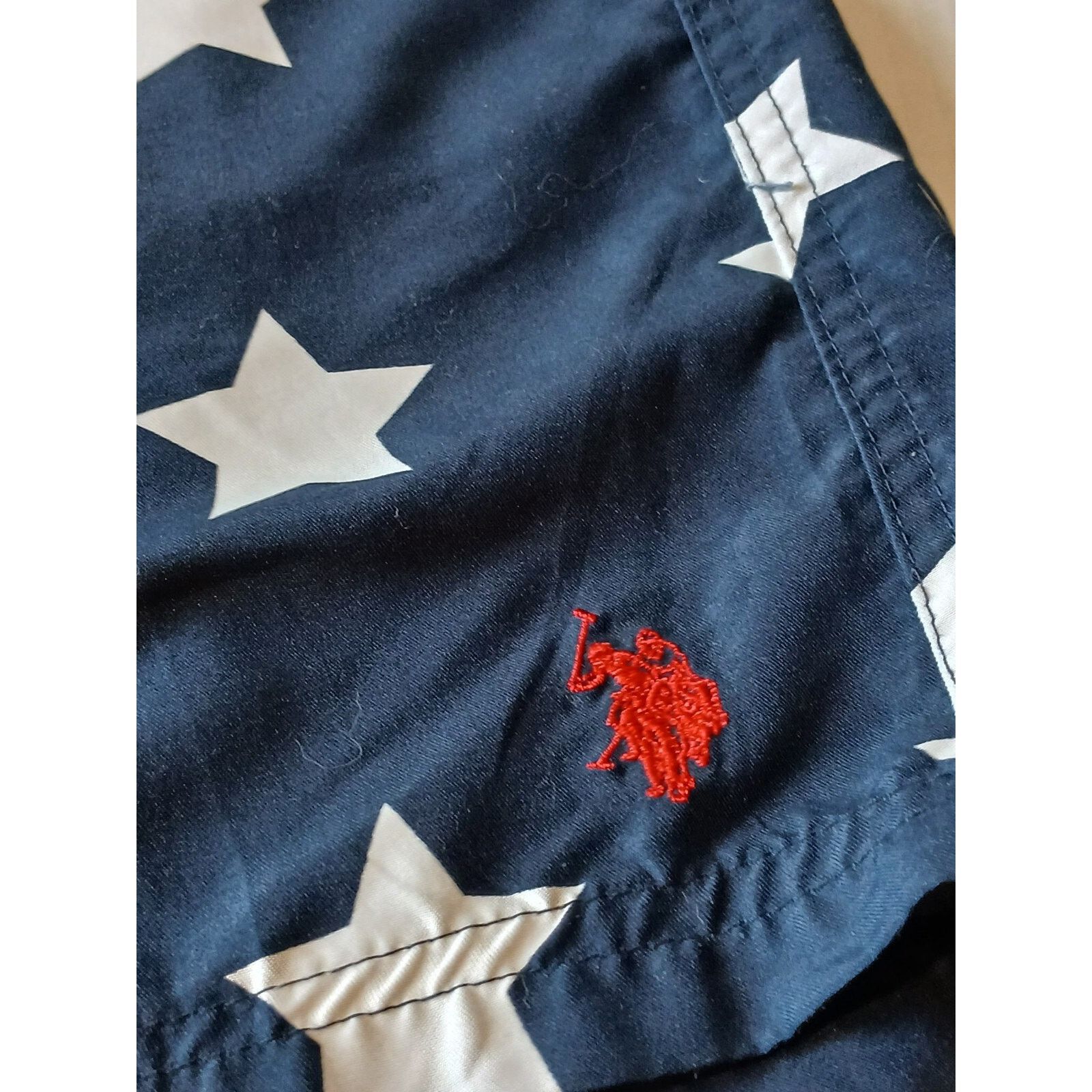 Polo Ralph Lauren U.S. Polo Assn. (Large) American Flag Style Swim Trunks Size US 42 / EU 58 - 3 Thumbnail