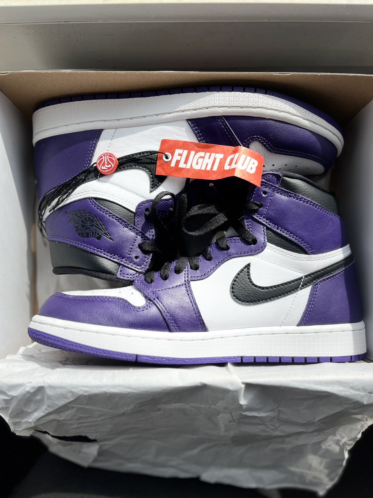 Jordan Brand Air Jordan 1 Retro High OG “Court Purple 2.0” Size US 8.5 / EU 41-42 - 1 Thumbnail