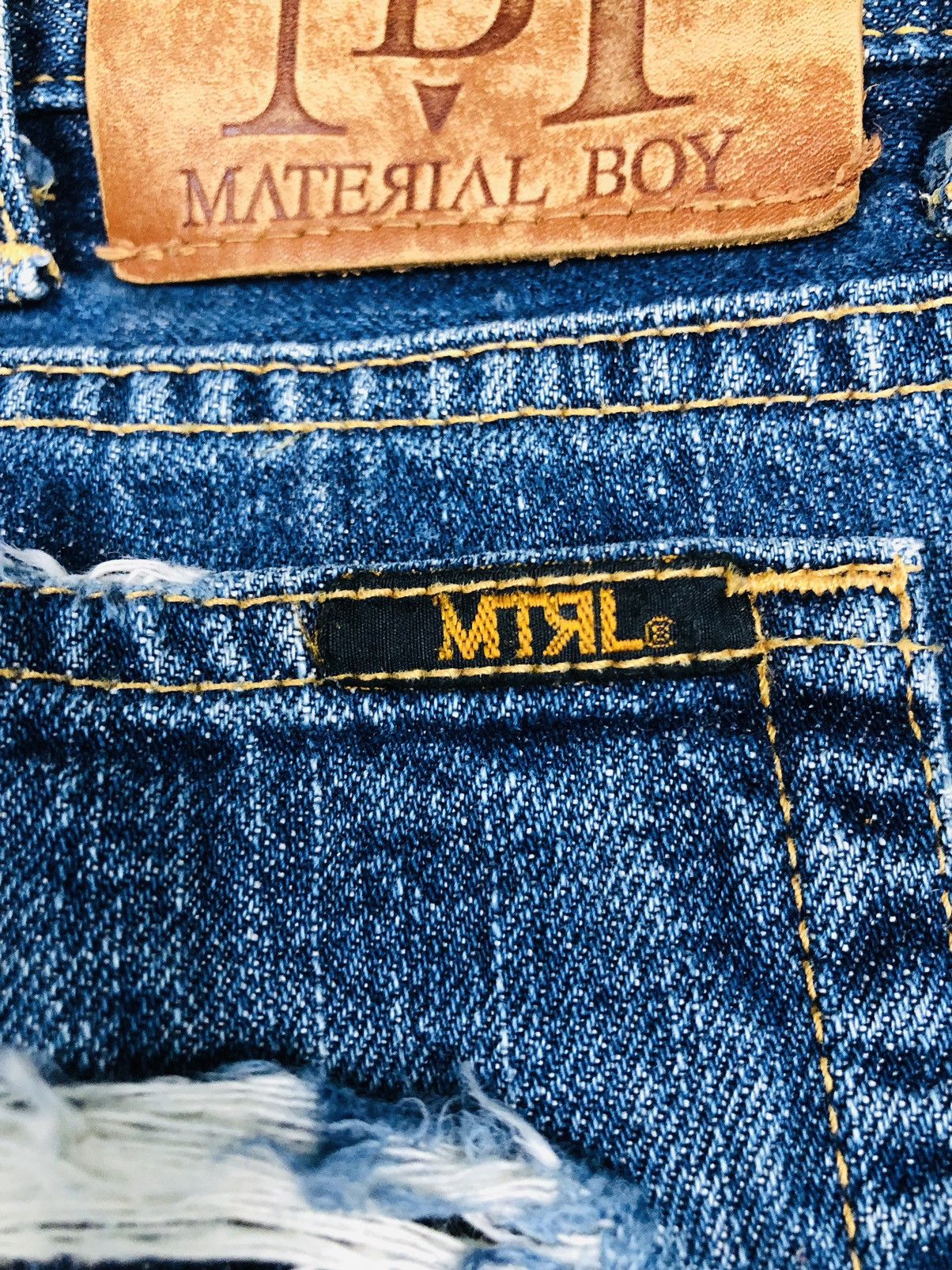 Other Material Boy Distress Jeans (35) Size US 31 - 19 Thumbnail