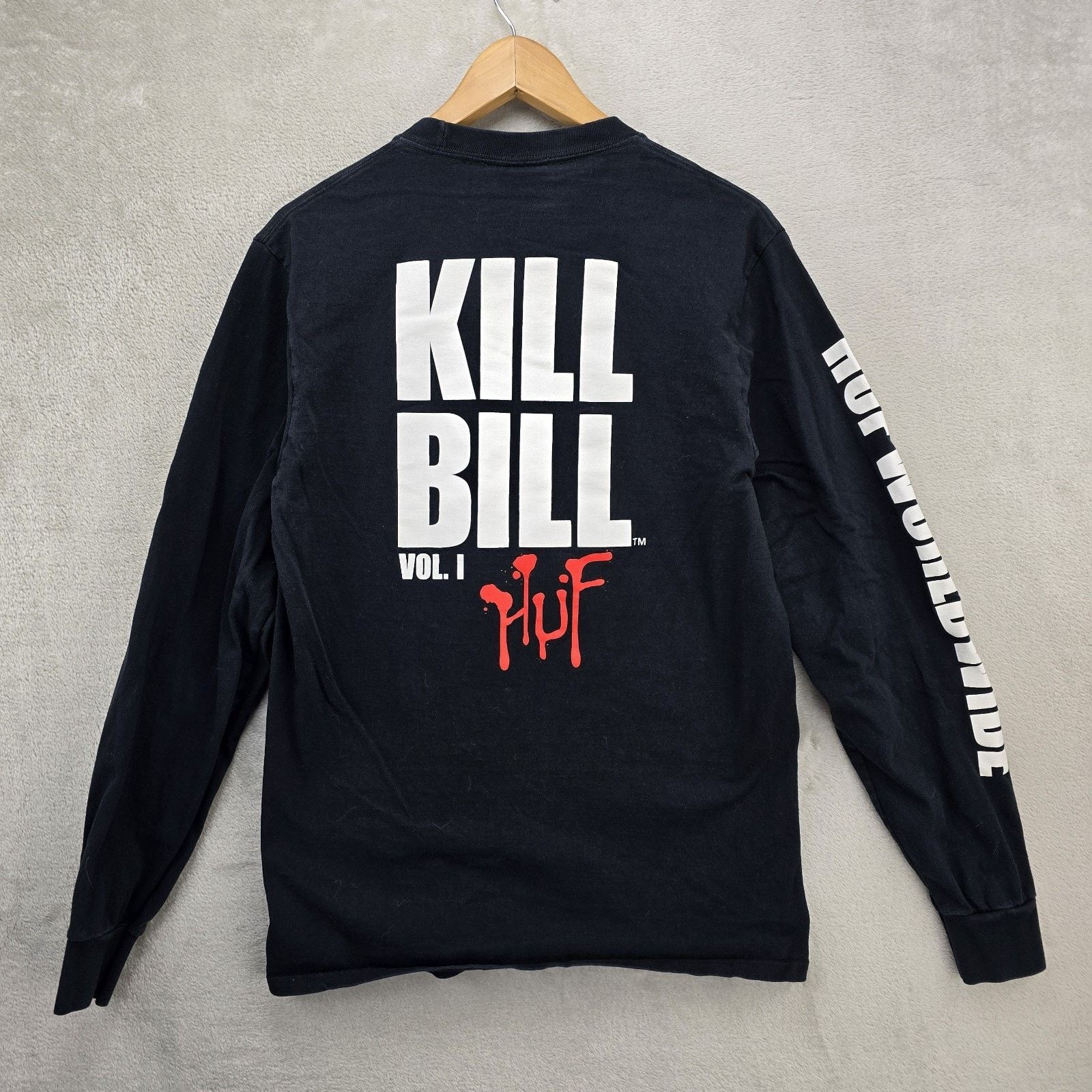 Huf Kill Bill X Huf Shirt Mens Medium Long Sleeve Uma Thurman Size US M / EU 48-50 / 2 - 7 Thumbnail