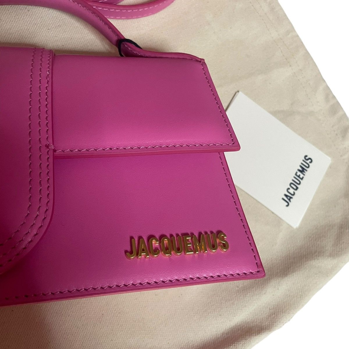 Jacquemus Jacquemus Le Grand Bambino Neon Pink Size ONE SIZE - 4 Thumbnail