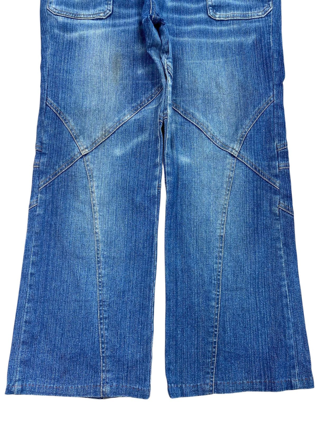 Japanese Brand Japanese Brand Bush Pants Whiskers Style Jeans Size US 35 - 5 Thumbnail