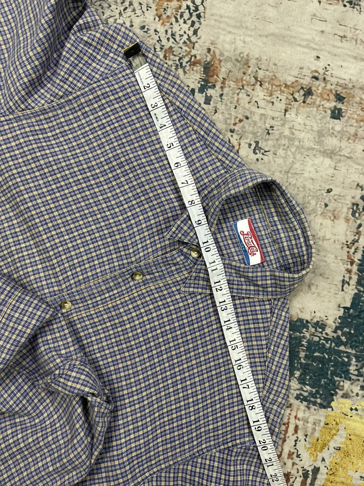Pepsi Vtg Pepsi Cola Checked Plaid Single Pocket Button Down Shirt Size US M / EU 48-50 / 2 - 9 Thumbnail