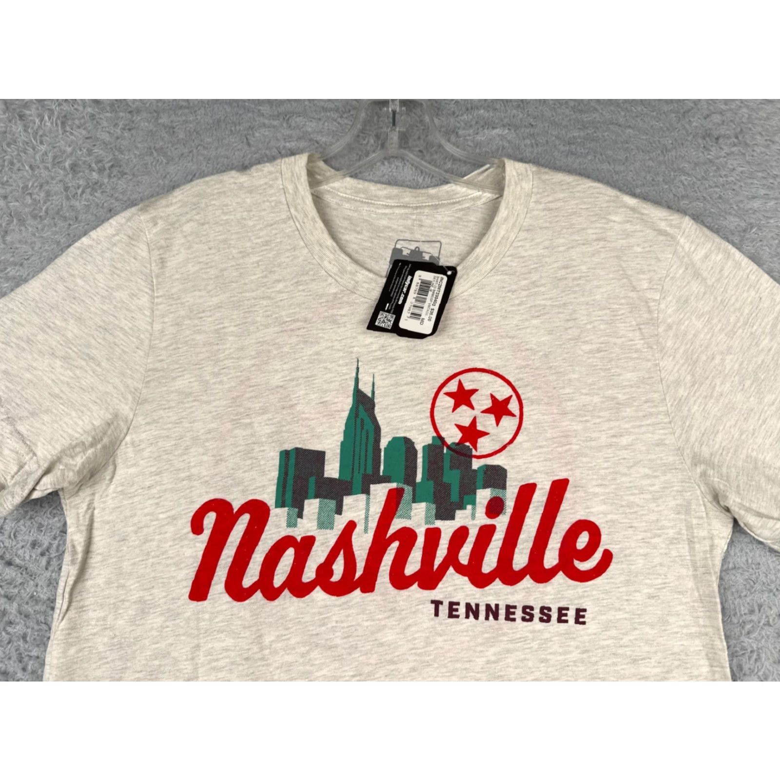 Vintage Legends Global Merchandise Nashville Grand Prix Shirt Adult Medium Beige Short Sleeve Indycar Big Machine Size US M / EU 48-50 / 2 - 4 Thumbnail