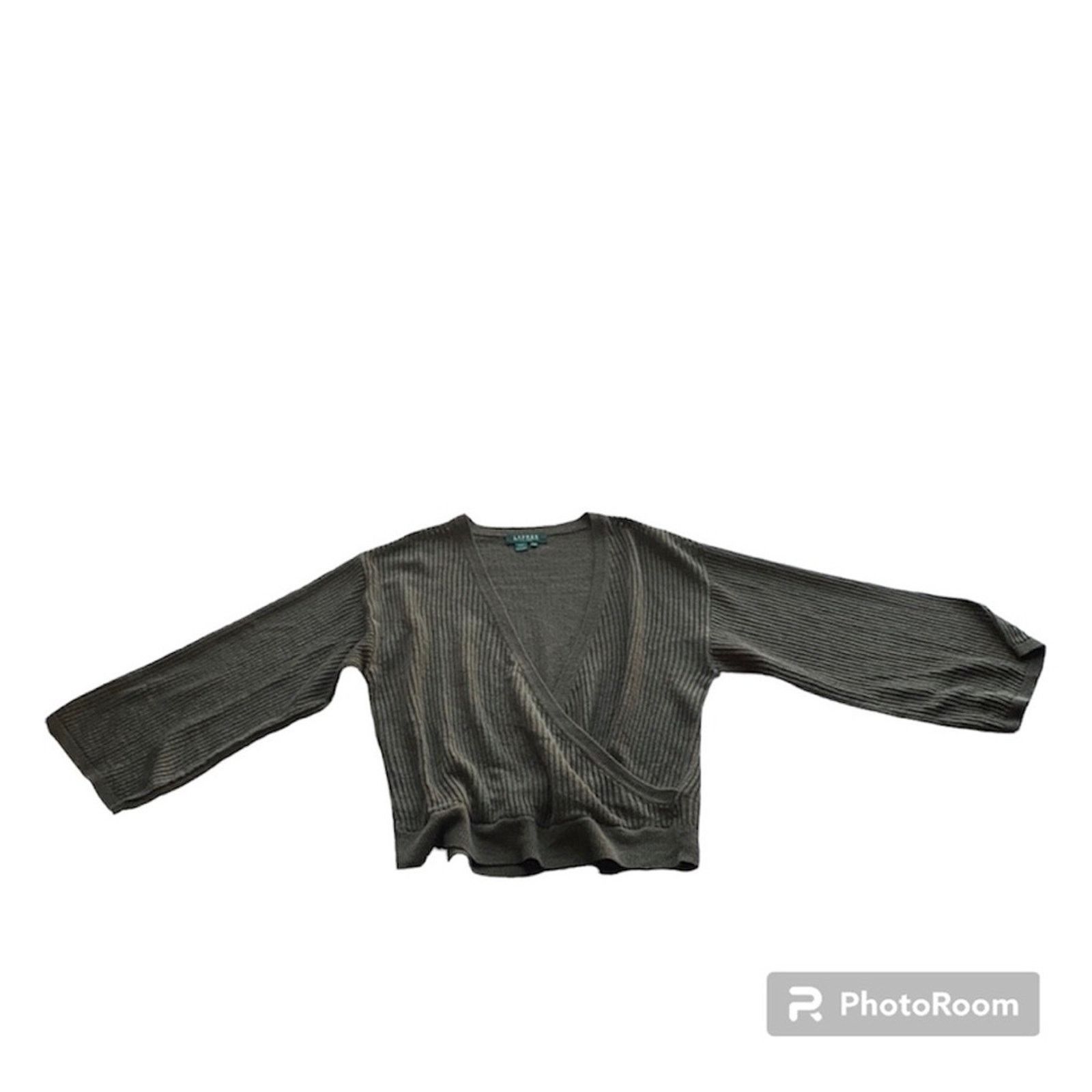 Lauren Ralph Lauren Ralph Lauren Tahiti MNDR Breen faux wrap top green size MP Size M / US 6-8 / IT 42-44 - 2 Thumbnail