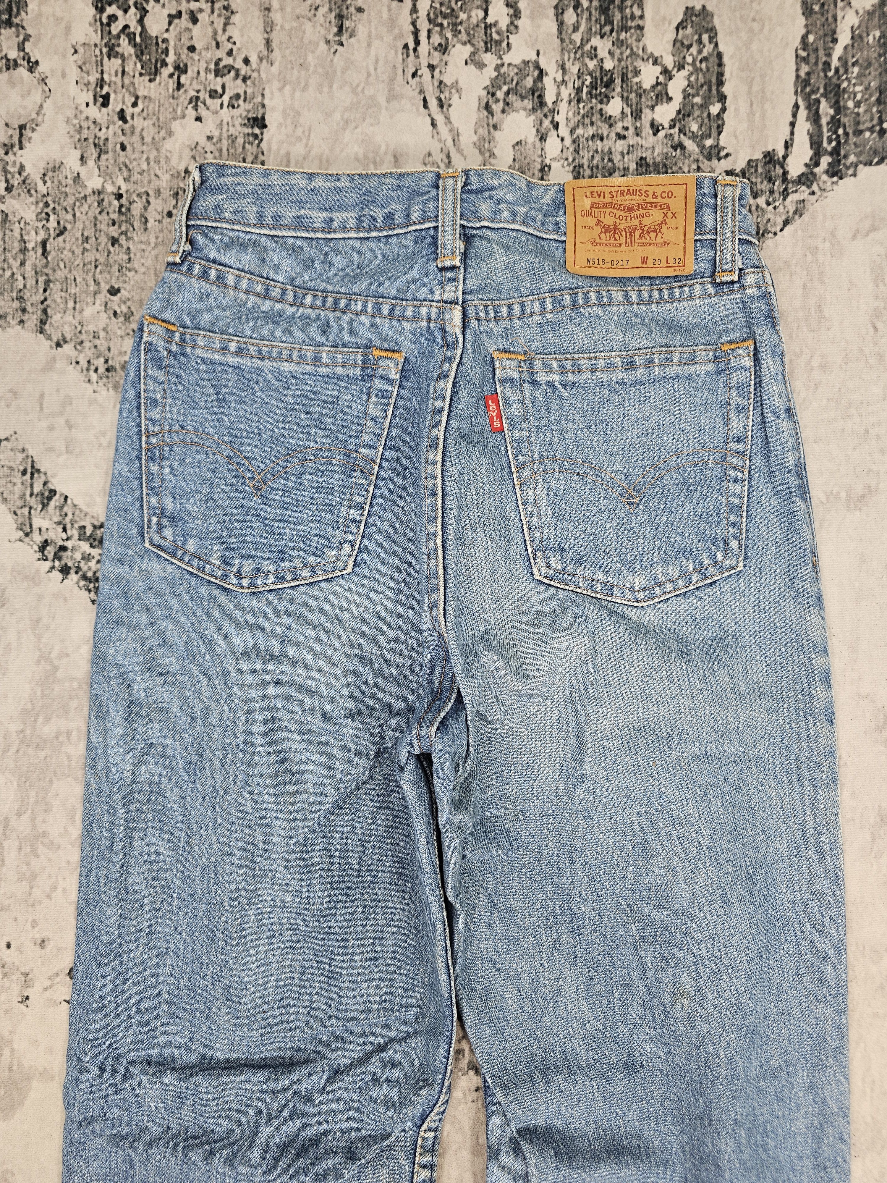 Levi's Vintage Clothing Vtg LEVIS W518-0217 High Rise Blue Jeans L0538 Size 25X29 Size 25" / US 0 / IT 36 - 6 Thumbnail