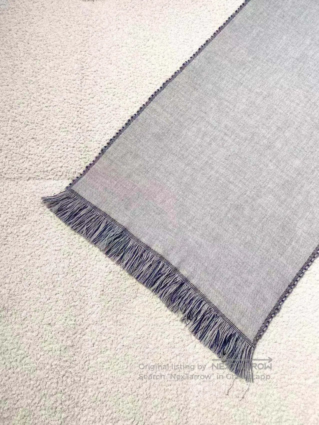 Dior Dior The old flower is full of printed wool fringed scarf| Size ONE SIZE - 5 Thumbnail