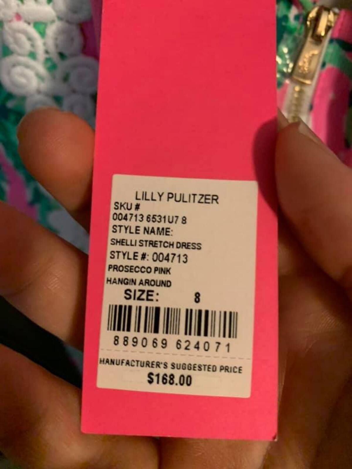 Lilly Pulitzer Lilly Pulitzer Prosecco Pink Hanging Around Shelli Stretch Size M / US 6-8 / IT 42-44 - 4 Thumbnail