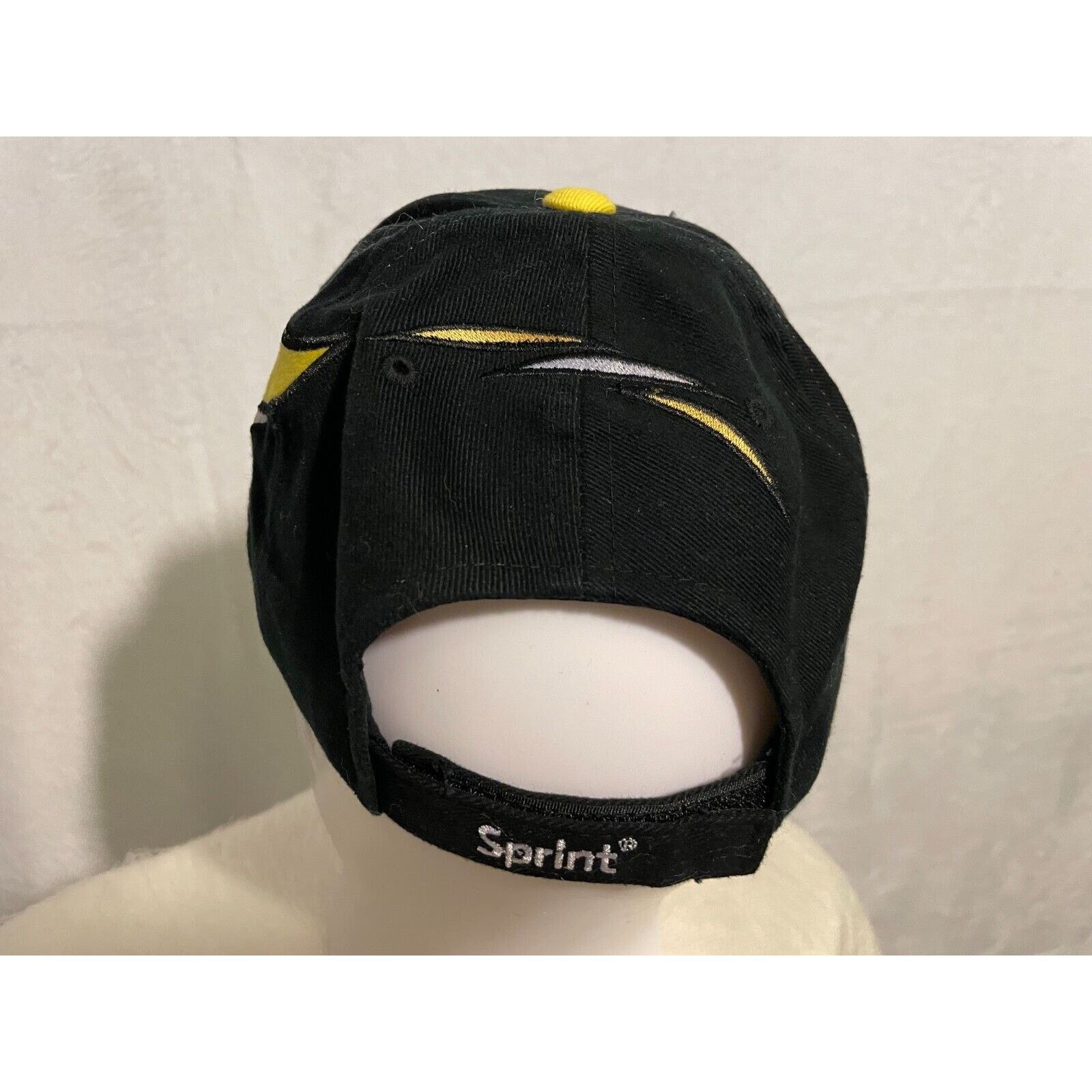 NASCAR NASCAR Sprint Cup Series Black Yellow Strapback Hat Size ONE SIZE - 4 Thumbnail