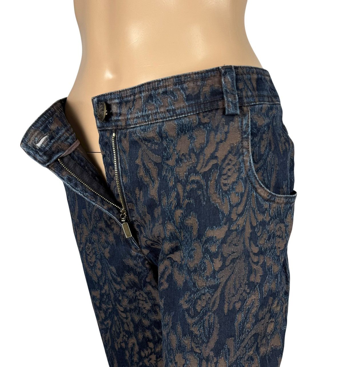 Cavalli Class Class Roberto Cavalli Embroidery Jeans Printed Slim size M Size 28" / US 6 / IT 42 - 8 Thumbnail