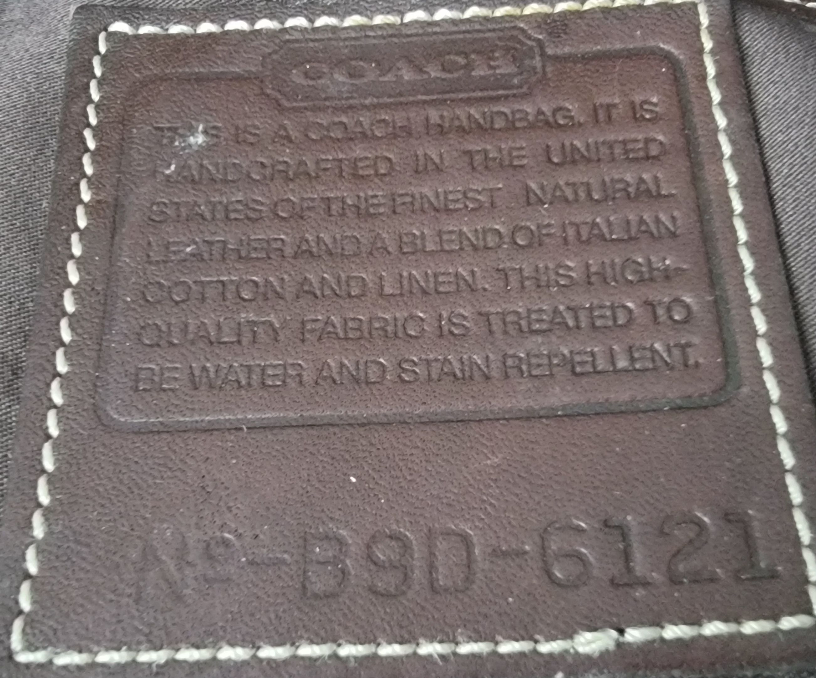 Coach Coach Bleeker Satchel Bag B9D-6121 *VINTAGE*EUC* Size ONE SIZE - 3 Thumbnail