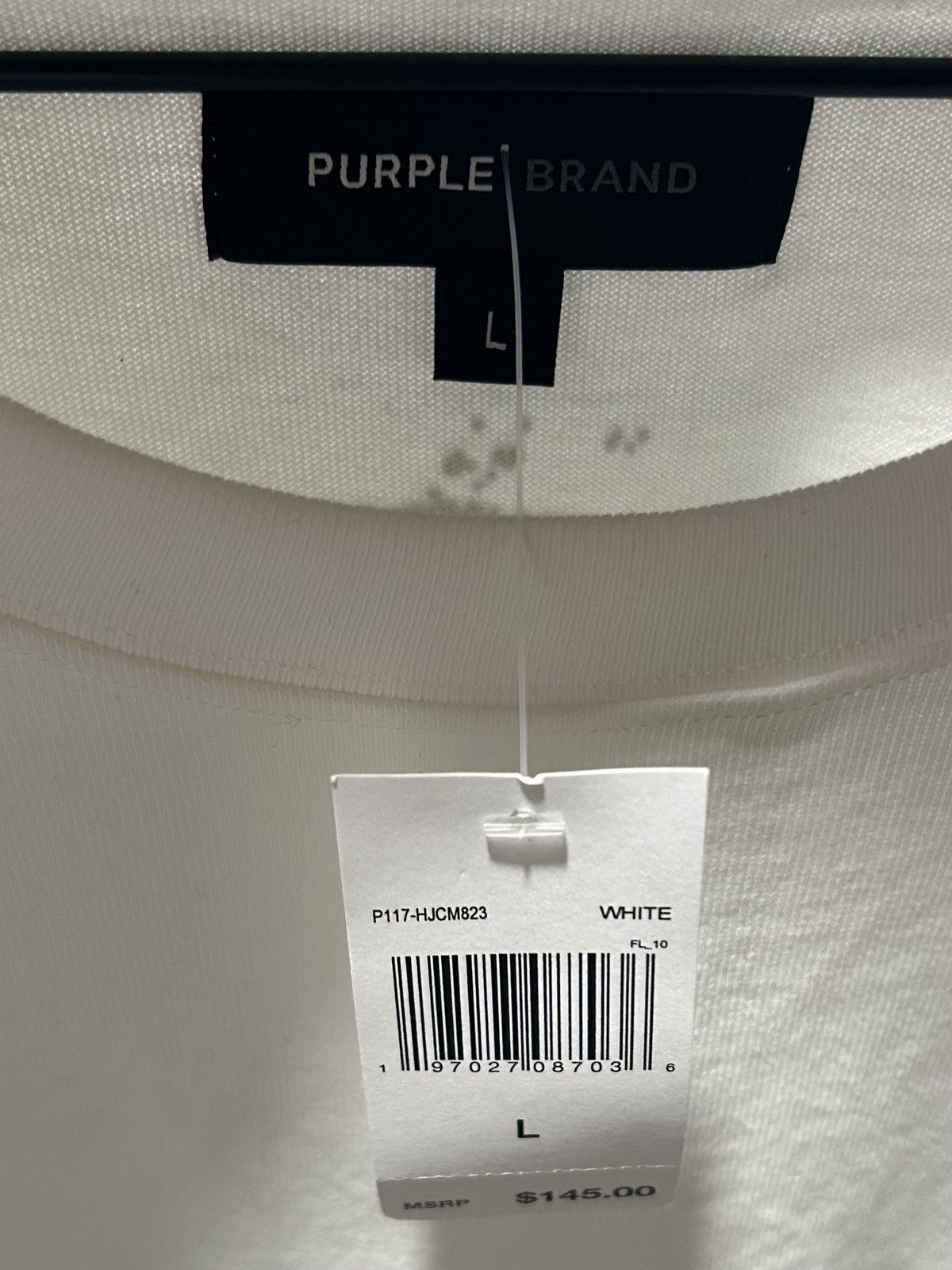 Purple Brand Purple Brand Painted Wordmark Tee Size US L / EU 52-54 / 3 - 3 Thumbnail