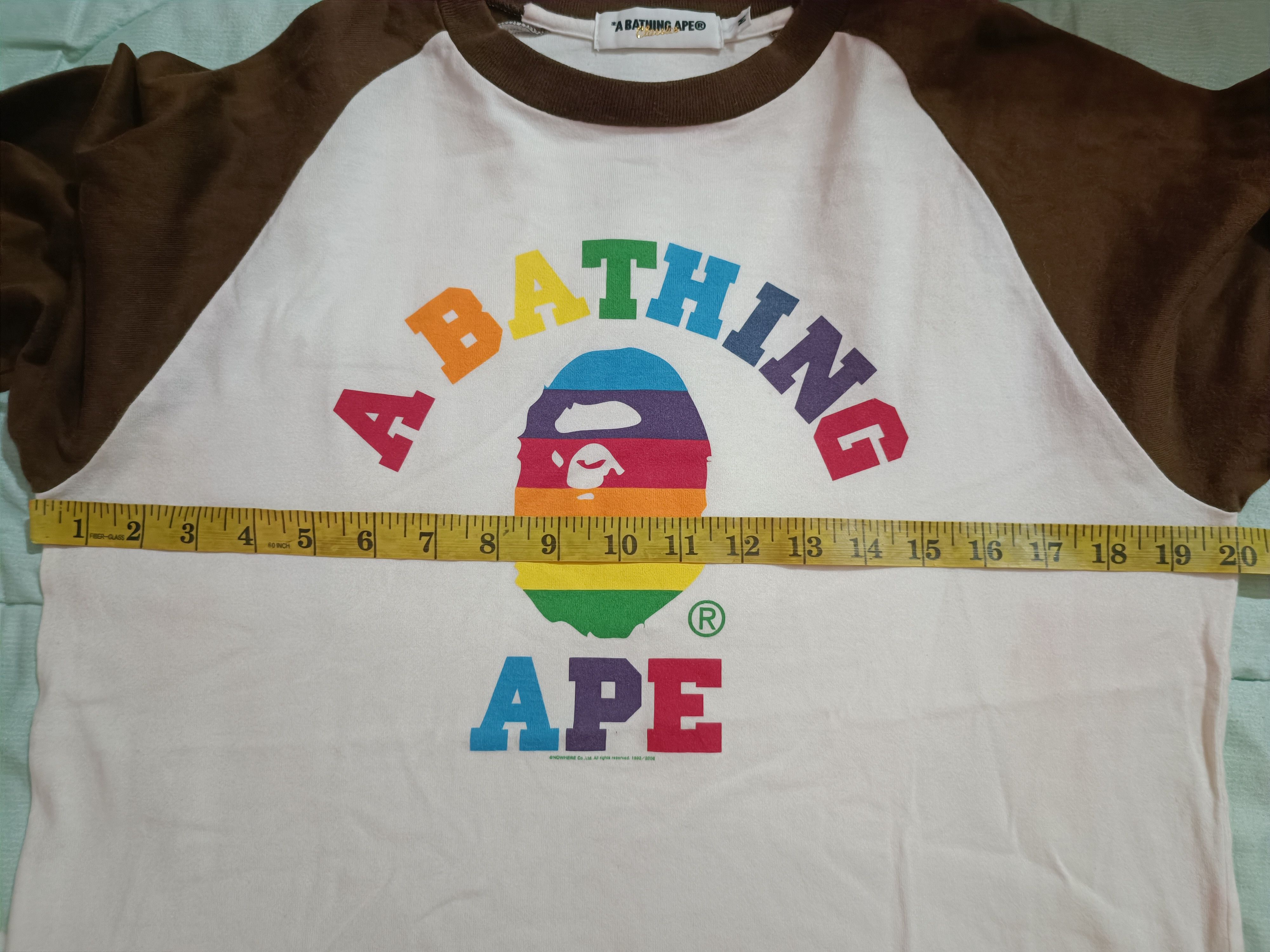 Bape ♦️Bape Rainbow College T Shirt Size US M / EU 48-50 / 2 - 9 Thumbnail