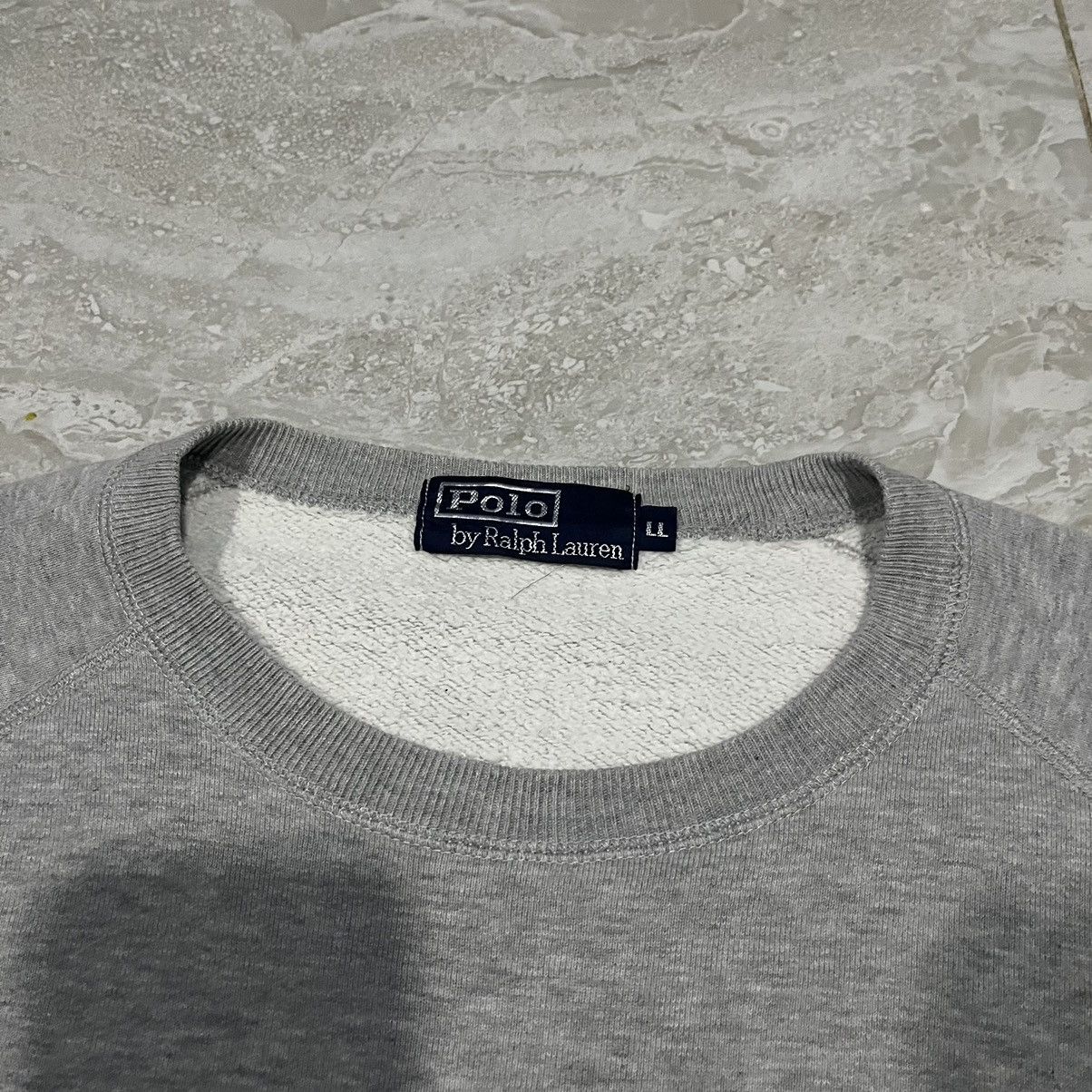 Polo Ralph Lauren Polo Ralph Lauren Small Pony Grey Sweatshirt Size US L / EU 52-54 / 3 - 3 Thumbnail