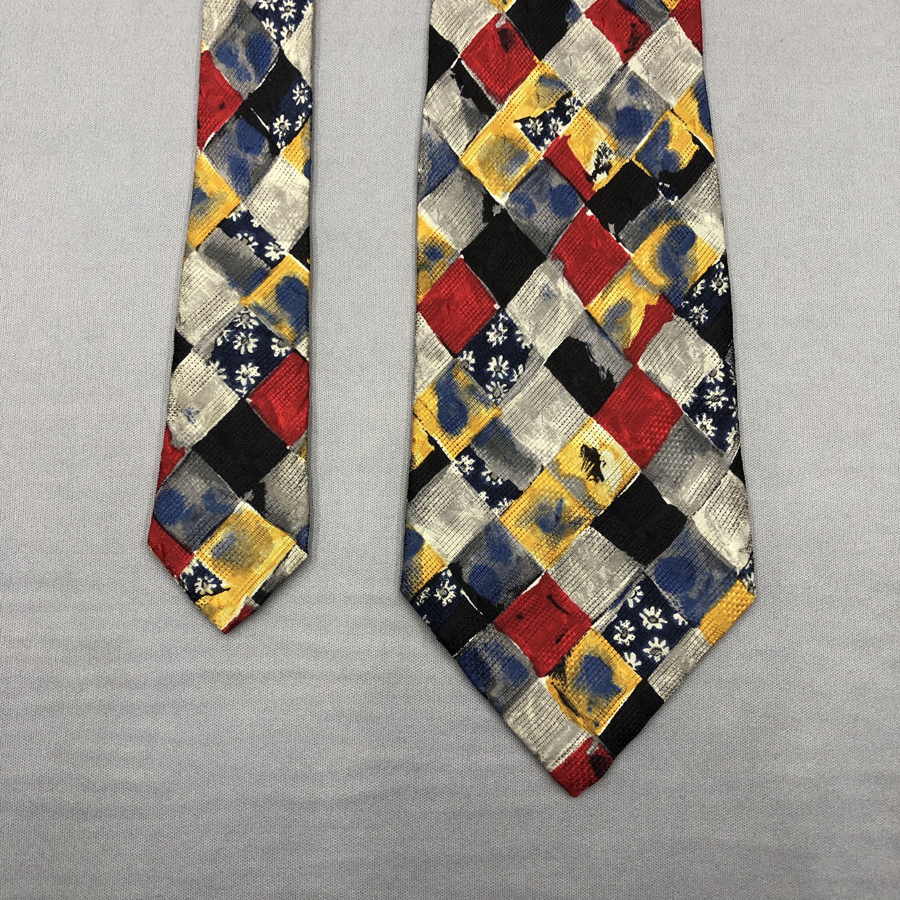Ermenegildo Zegna Vintage Ermenegildo Zegna SILK Necktie Cravate Artworks Size ONE SIZE - 2 Thumbnail