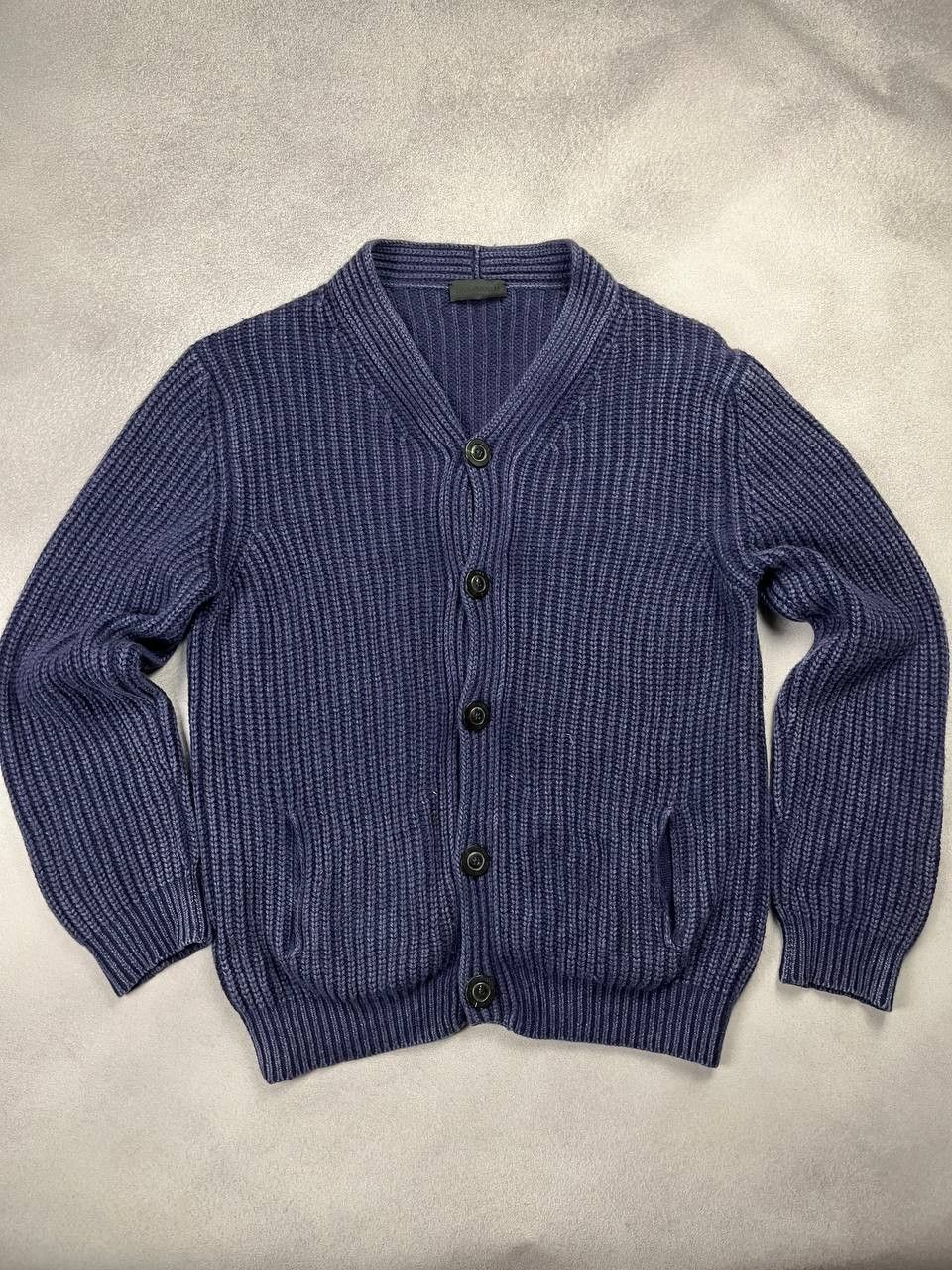 Pre-owned Avant Garde X Iris Von Arnim Iris V Arnim Knitwear Cardigan Avant Garde Style In Blue Stone Wash