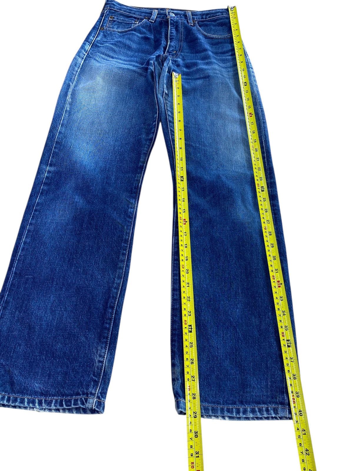 Levi's Levi’s Selvedge Faded Indigo Style Wide Leg Jeans Size US 28 / EU 44 - 9 Thumbnail