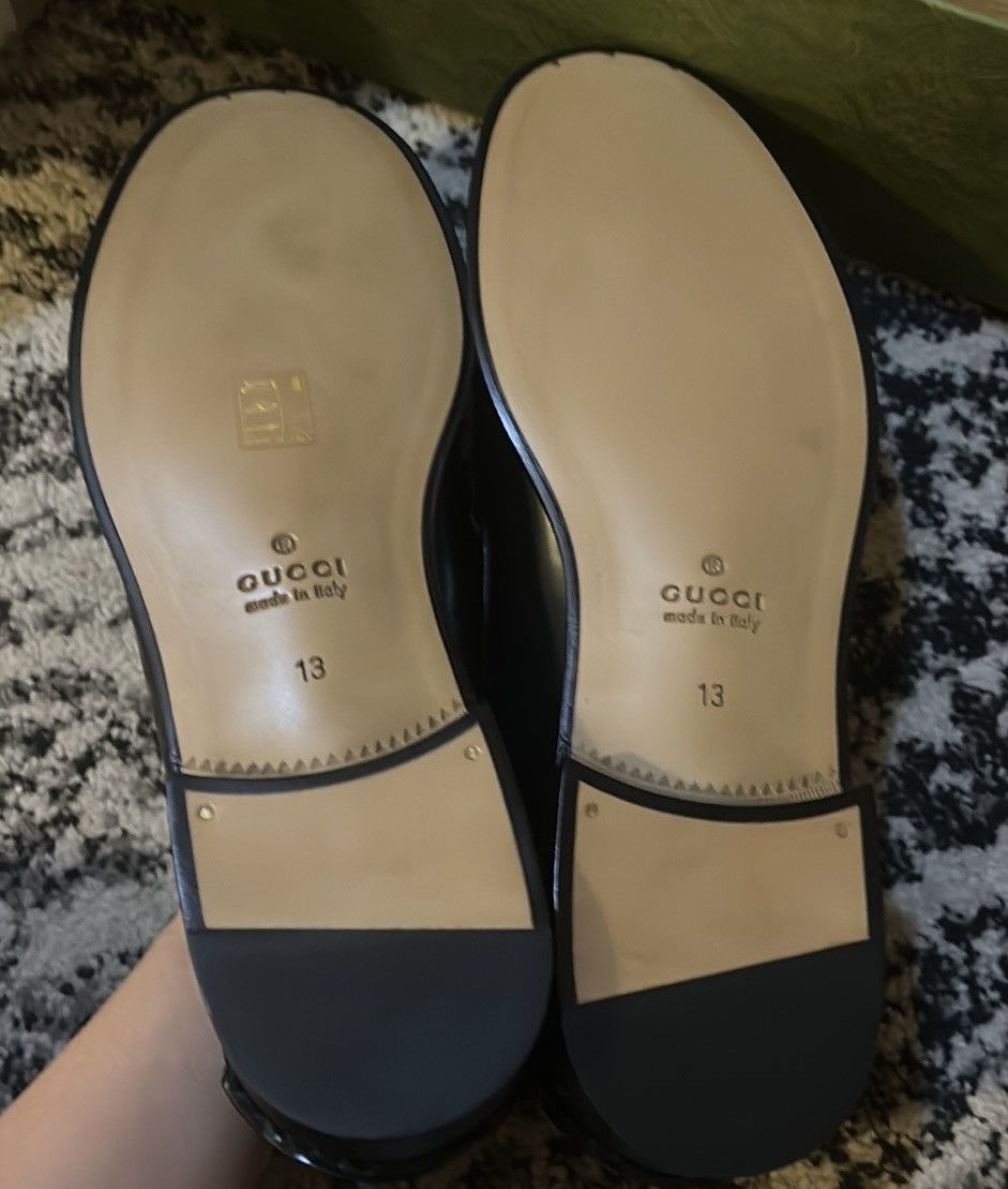 Gucci Gucci Kaveh Loafer Black Green Red Size US 13 / EU 46 - 5 Thumbnail