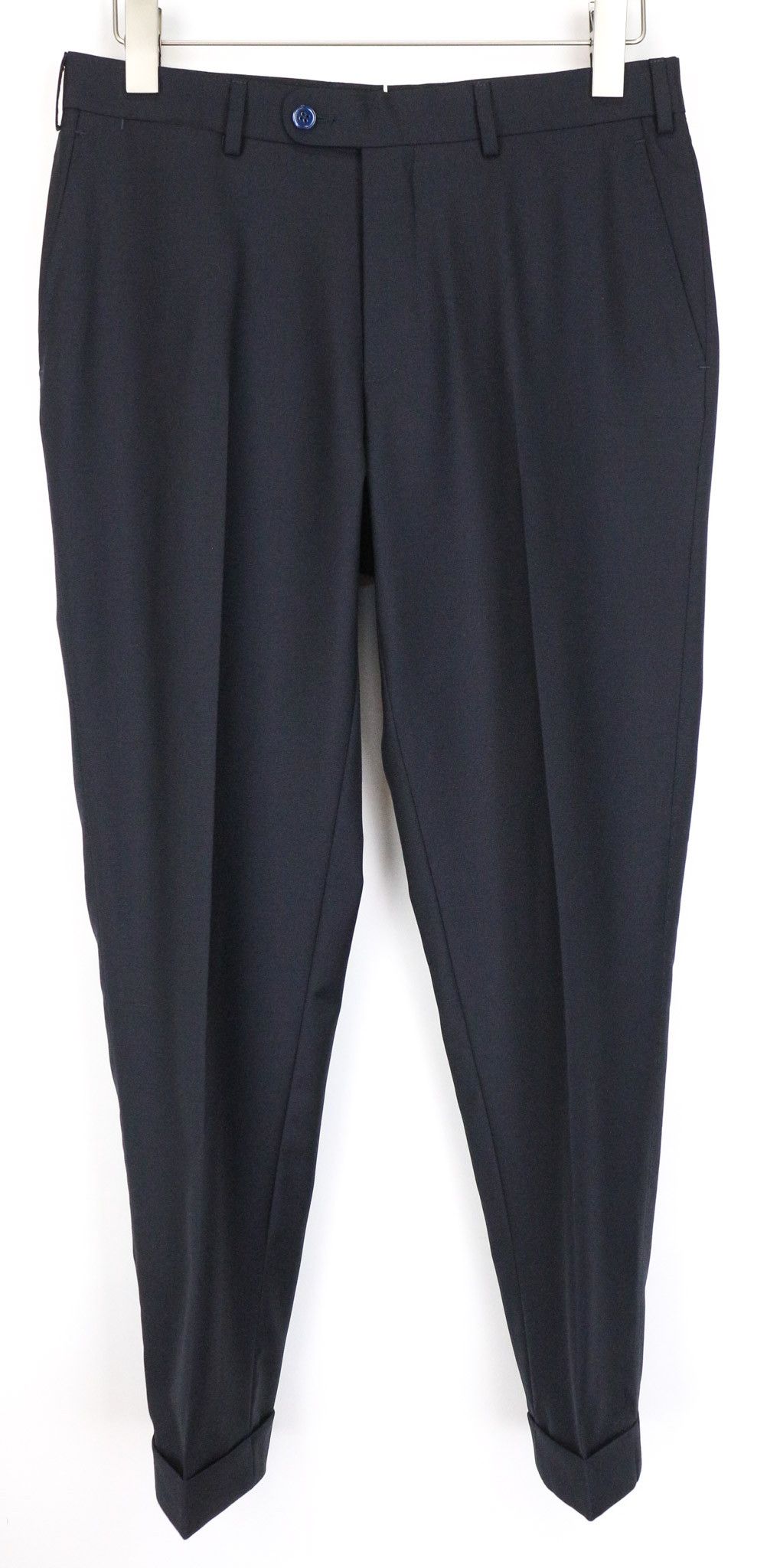 Suitsupply UK38S Navy Blue 2-Piece Slim Wool Suit 76067 Size 38S - 10 Thumbnail