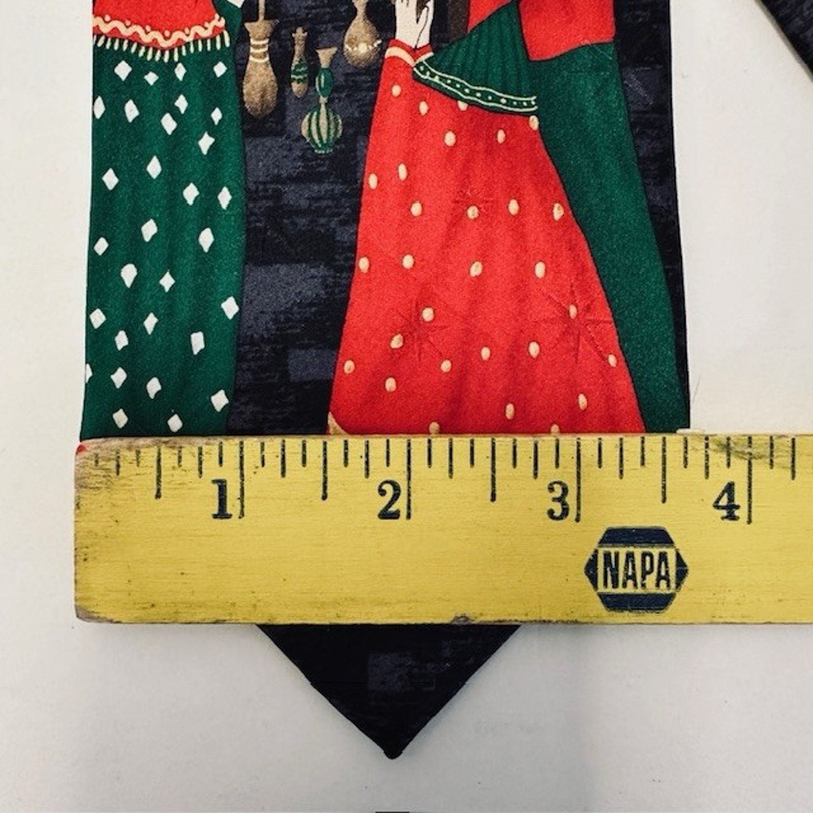 Other Hallmark Holiday Traditions Neck Tie, Nativity Black/Red Size ONE SIZE - 10 Thumbnail