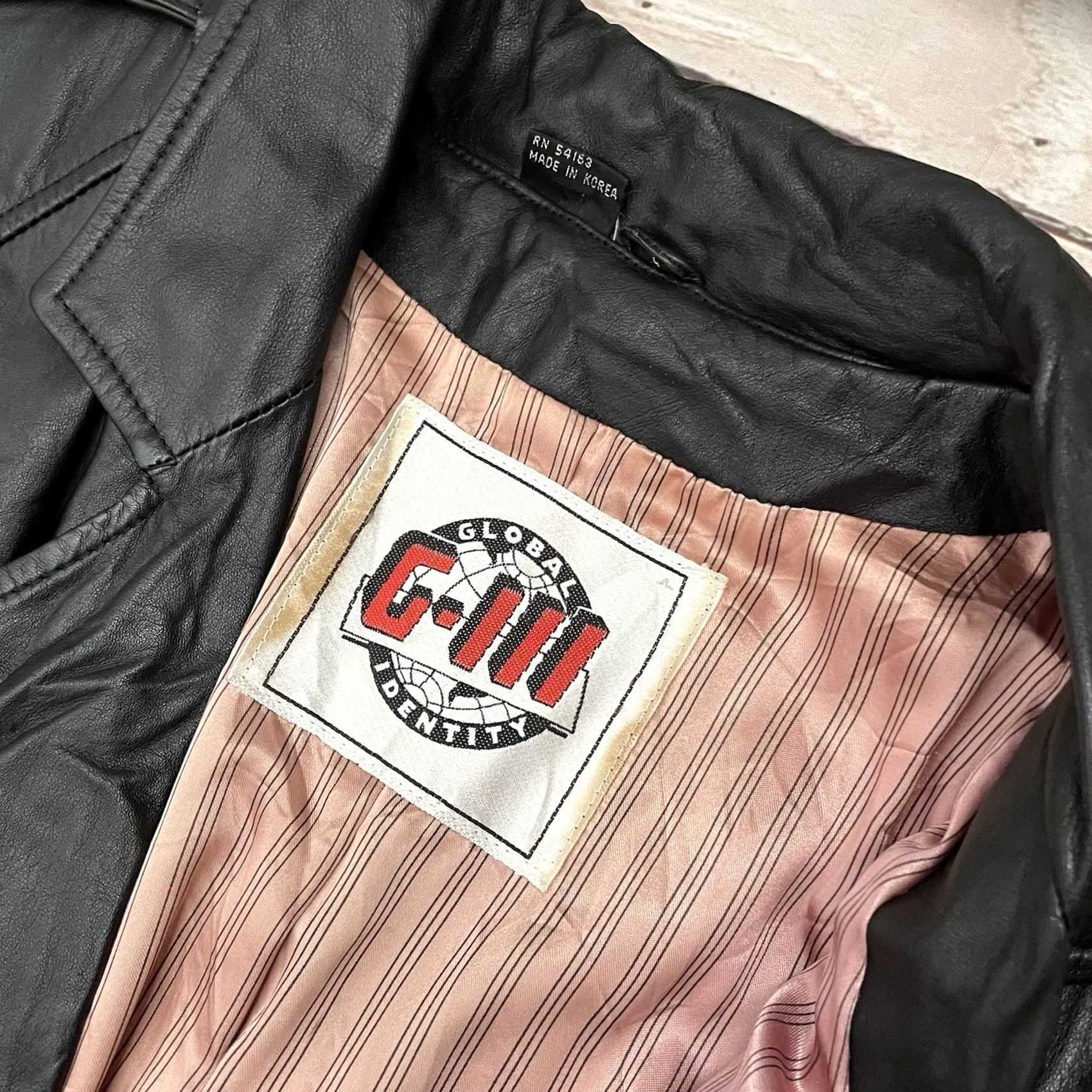 G-III VINTAGE G-III Global Identity Leather Belted Trench Coat Women's Black Size M 80s 90s Classic Coat Mens Womens Size M / US 6-8 / IT 42-44 - 7 Thumbnail