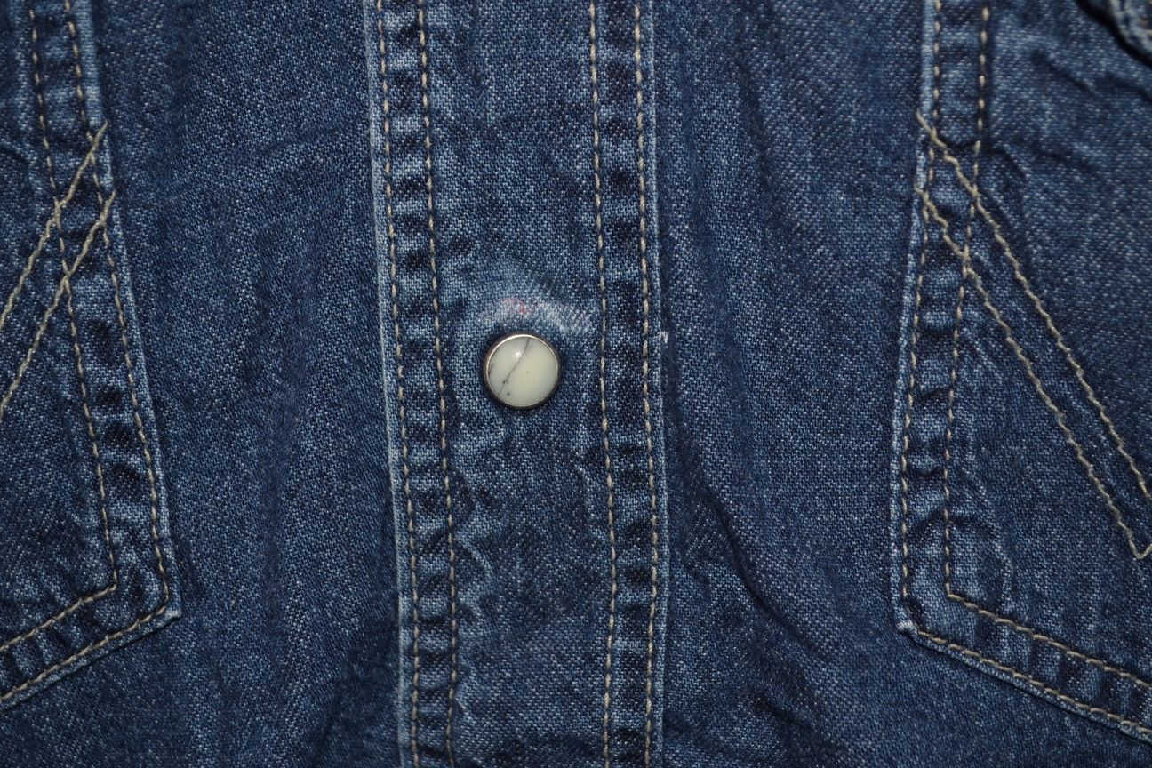Band Tees × Vintage × Wrangler The Doors Wrangler Denim Shirt L Size US L / EU 52-54 / 3 - 4 Thumbnail