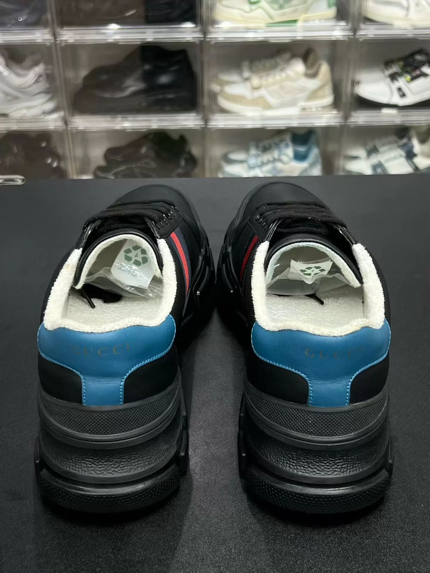 Gucci GUCCI Web low-top sneakers 42.5 EU excellent condition Size US 9.5 / EU 42-43 - 7 Thumbnail