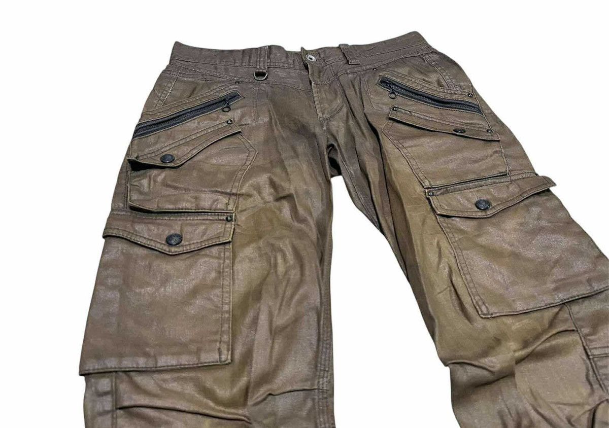 🔥Y2K Nicole Club For Men Waxed Leather Cargo Pants Julius