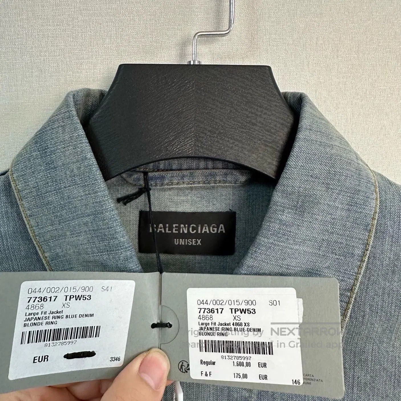 Balenciaga balenciaga sunset eiffel tower denim jacket. Size US XS / EU 42 / 0 - 3 Thumbnail
