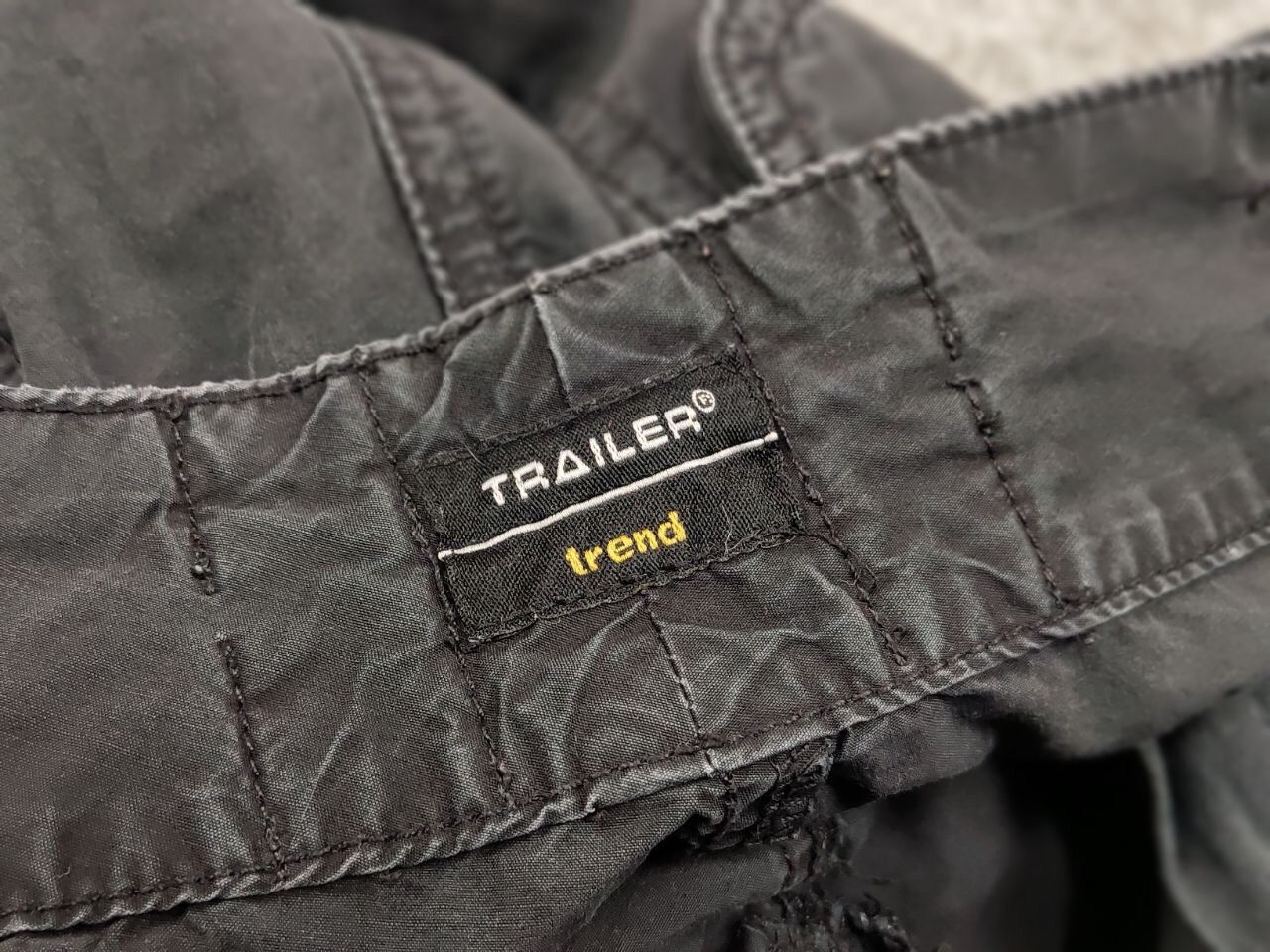 Japanese Brand Vintage 90's Japan Style Parachute Black Faded Cargo Pants Size US 30 / EU 46 - 17 Thumbnail