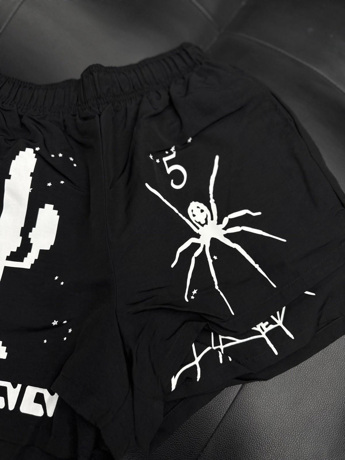 Sp5der Sp5der Double Layer Shorts Size Medium (NEW) Black Size US 32 / EU 48 - 3 Thumbnail