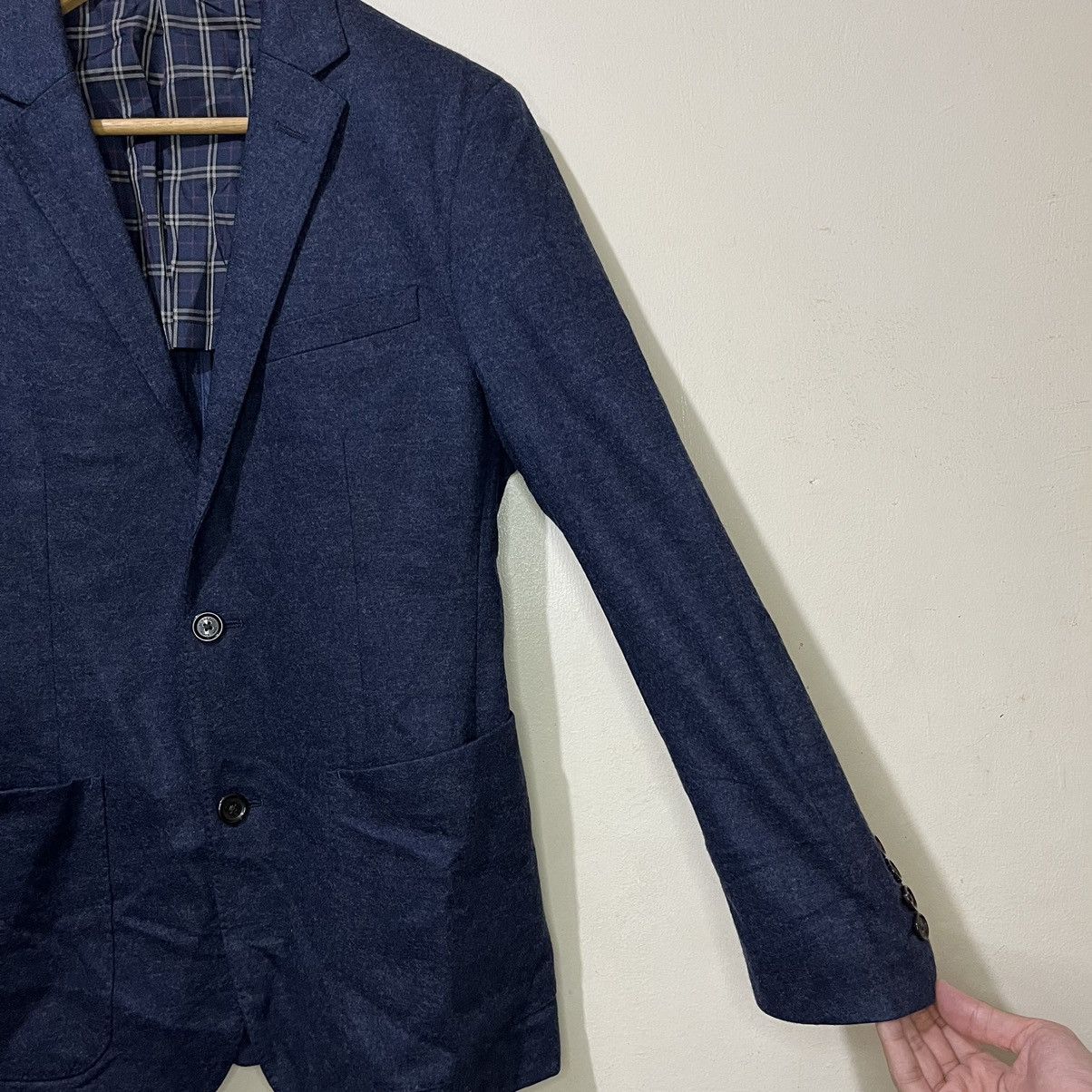 Burberry Burberry Black Label Nova Check Wool Men's Blazer Size US M / EU 48-50 / 2 - 4 Thumbnail