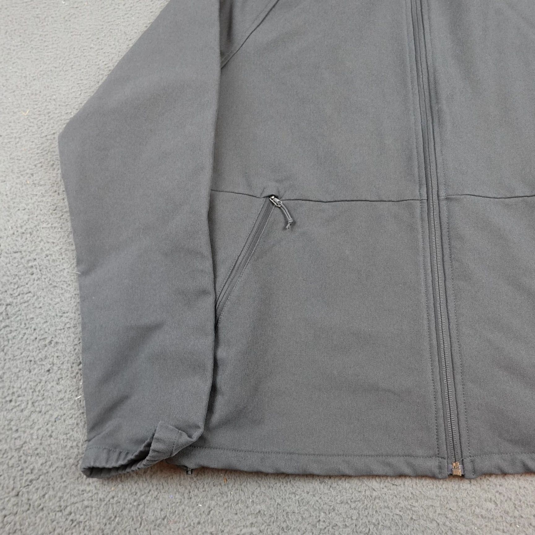 The North Face The North Face Windwall Jacket Mens Large Gray Full Zip Softshell Lined Hiking Size US L / EU 52-54 / 3 - 3 Thumbnail