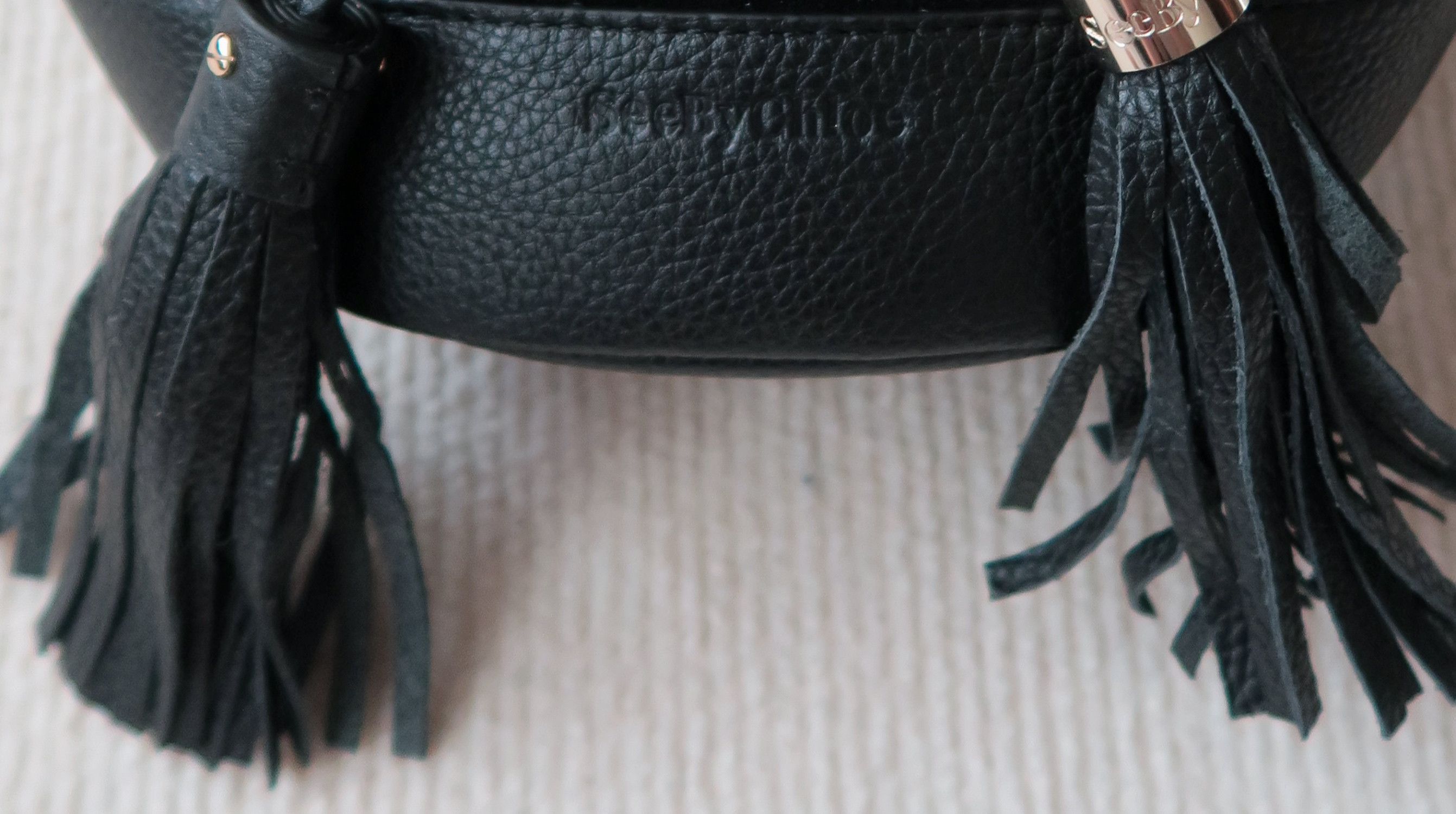 See by Chloe See by Chloe Vicki Suede Leather Tassel Bucket Crossbody Bag Size ONE SIZE - 10 Thumbnail