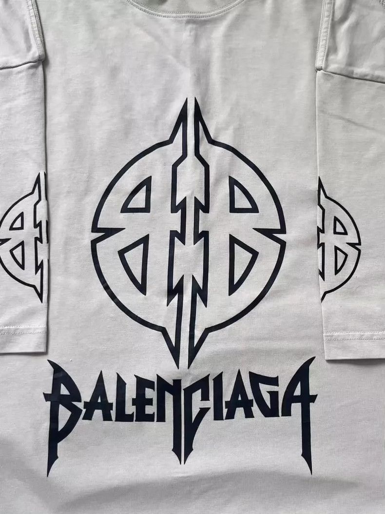 Balenciaga Balenciaga Icon Printed Crew Neck Pullover Short Sleeve Sh Size US S / EU 44-46 / 1 - 3 Thumbnail