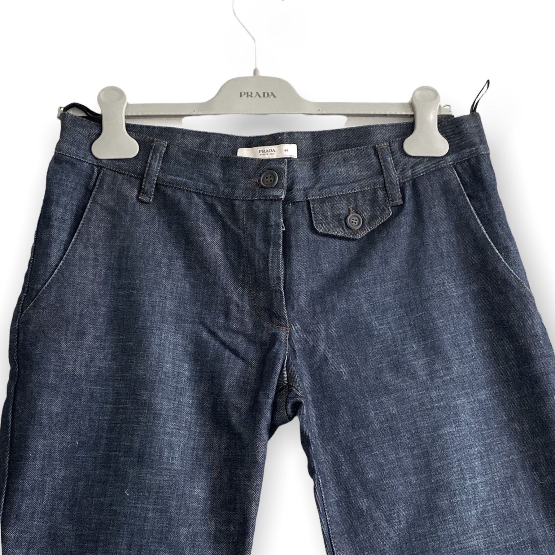 Prada Prada Denim Cropped Pants, size Italian 44/US 10/M Size 30" / US 8 / IT 44 - 3 Thumbnail