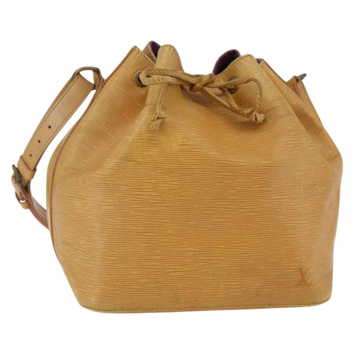 Louis Vuitton LOUIS VUITTON Epi Petit Noe Shoulder Bag Yellow M44109 Size ONE SIZE - 1 Thumbnail