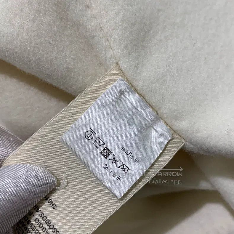 Hermes Hermes 2023 Spring and Summer White Cashmere Coat Size XS / US 0-2 / IT 36-38 - 4 Thumbnail