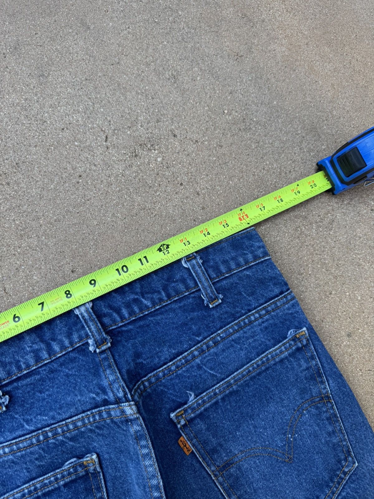 Vintage Vtg 70’s Levi’s 646 Orange Tab Bellbottom Flare Jeans 32x29 Size US 32 / EU 48 - 9 Thumbnail