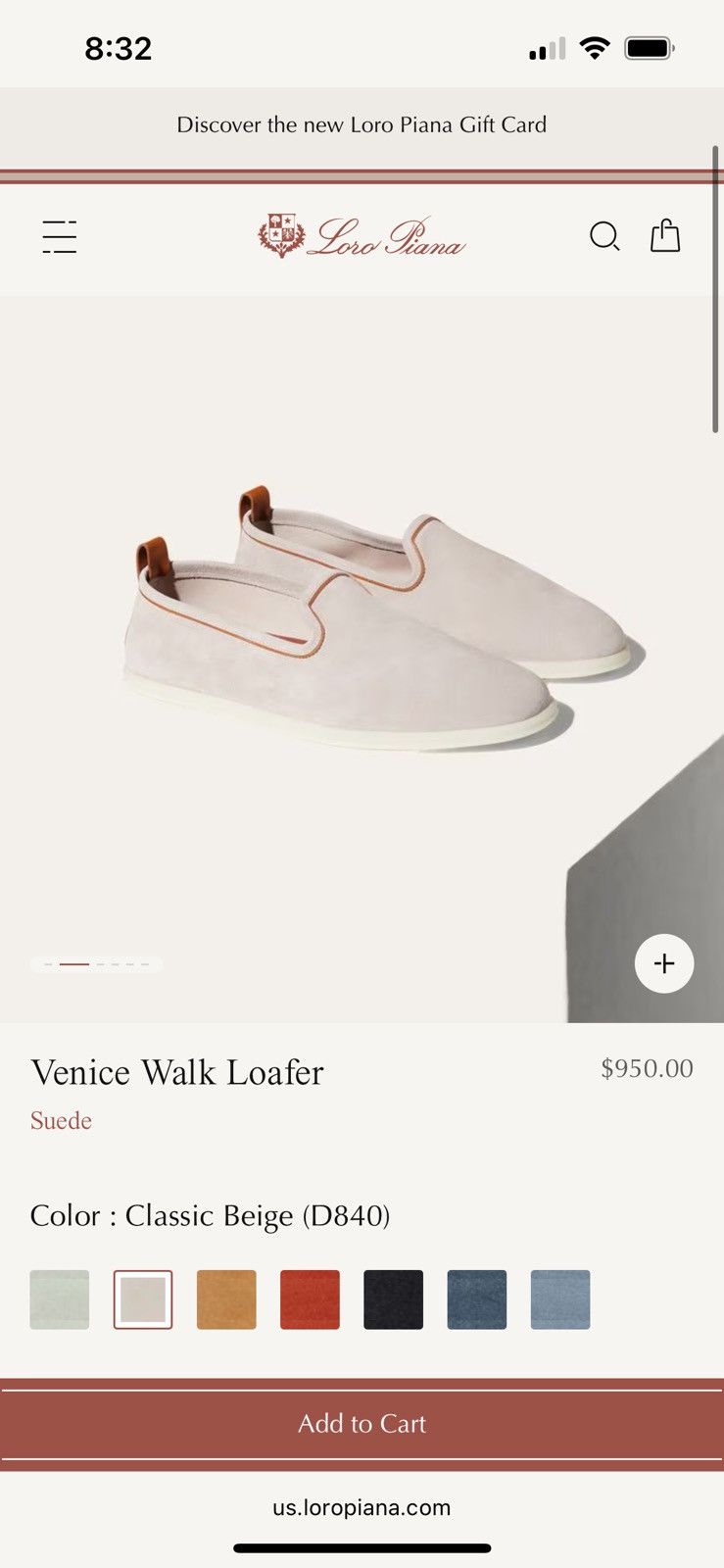 Loro Piana Loro Piana Venice Walk Shoe Size US 11 / EU 44 - 1 Thumbnail