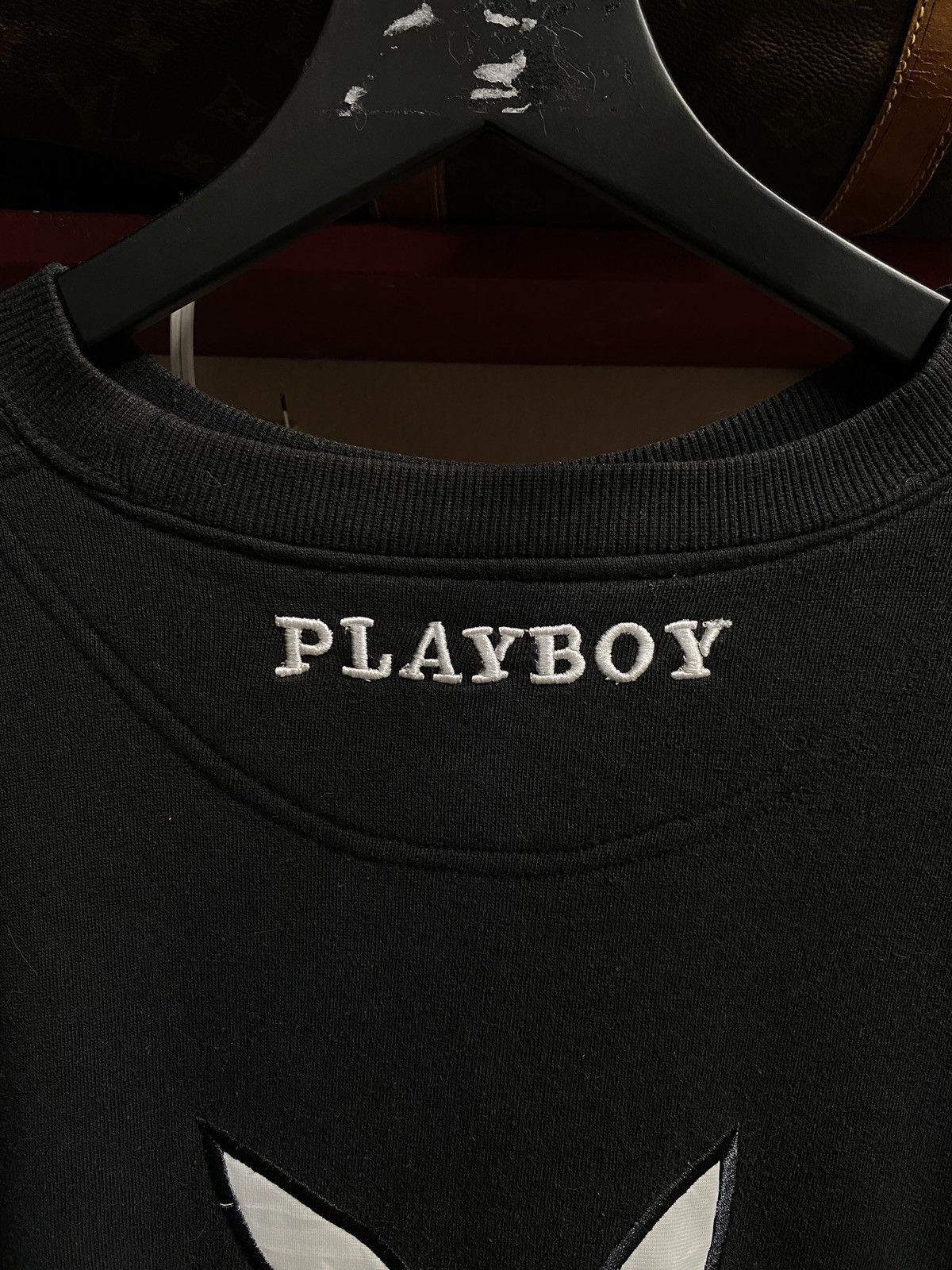 Playboy × Vintage Vintage Playboy Y2K Men’s Black Crewneck Large Size US L / EU 52-54 / 3 - 3 Thumbnail