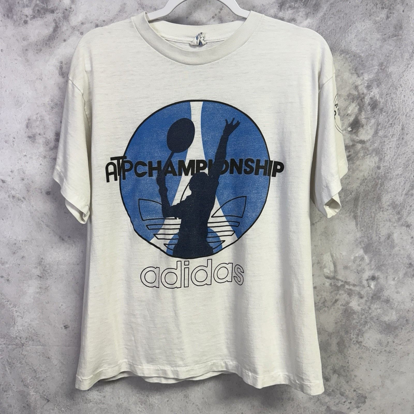 Adidas × Made In Usa × Vintage Vintage 80s Adidas Tennis T