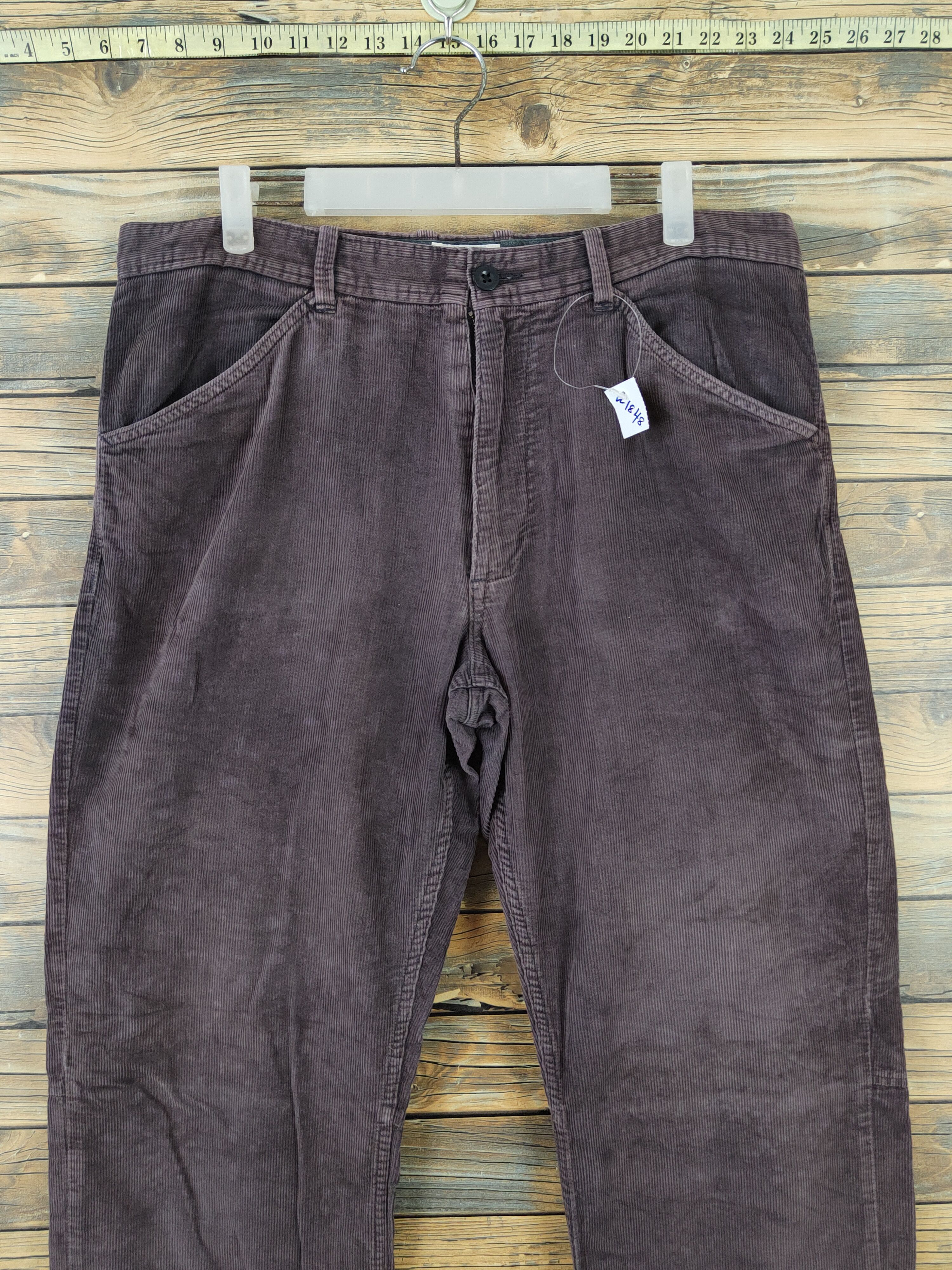 Gap Gap Dark Purple Multipocket Corduroy Pants #W1848 Size US 36 / EU 52 - 2 Thumbnail