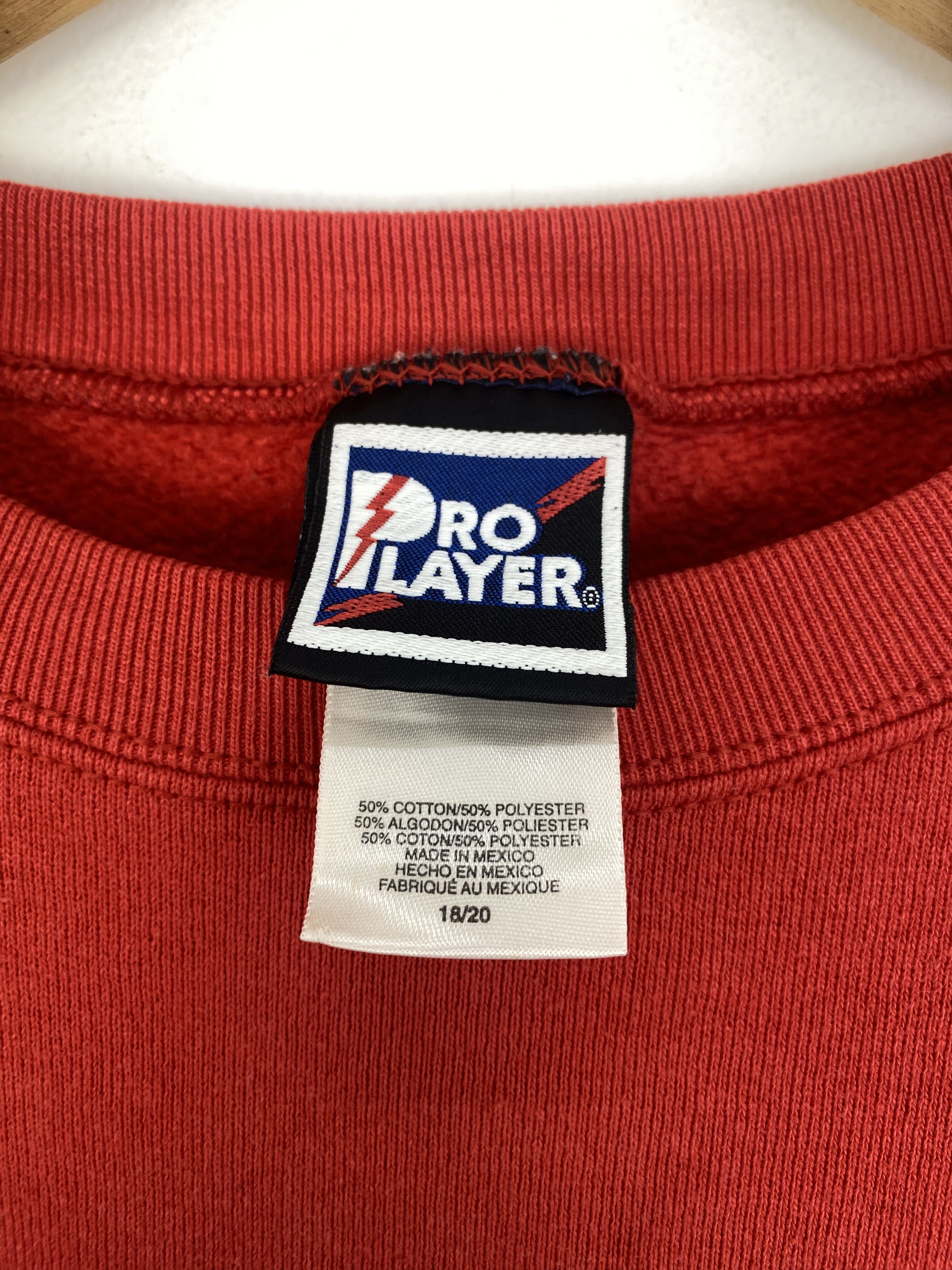 MLB × Pro Player × Vintage Vintage 90s Chicago Bulls Crewneck Sweatshirt SH0019 Size US L / EU 52-54 / 3 - 6 Thumbnail