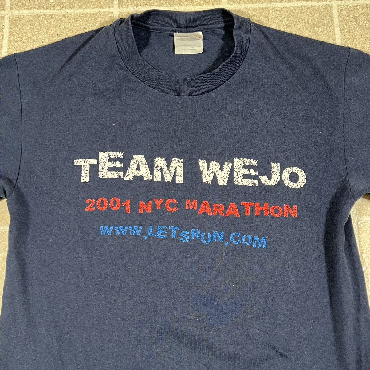 Other Y2k Nyc Marathon Team Wejo Tshirt Running Racing Athletic Size US S / EU 44-46 / 1 - 2 Thumbnail