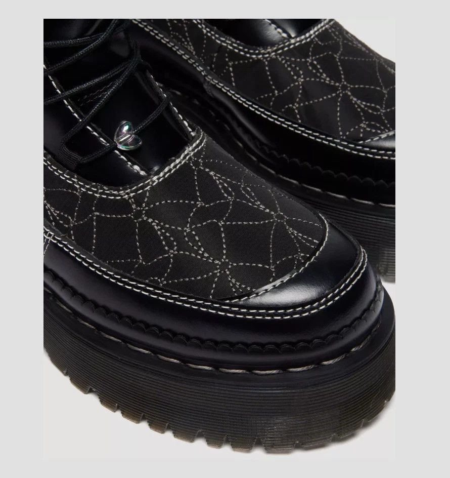 Dr. Martens XTRM FRILL Platform Leather Limited Edition Boots Size US 7 / IT 37 - 6 Thumbnail