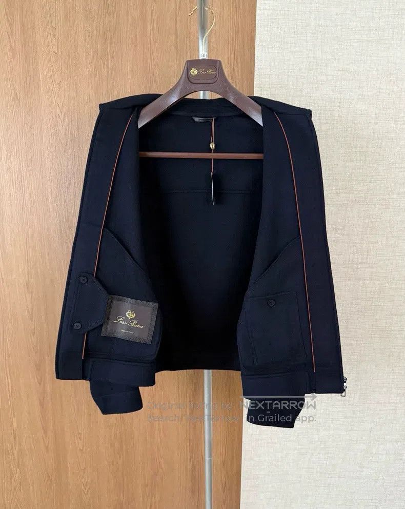 Loro Piana Loro Piana Autumn and Winter Men's Cashmere Jacket Size US M / EU 48-50 / 2 - 9 Thumbnail