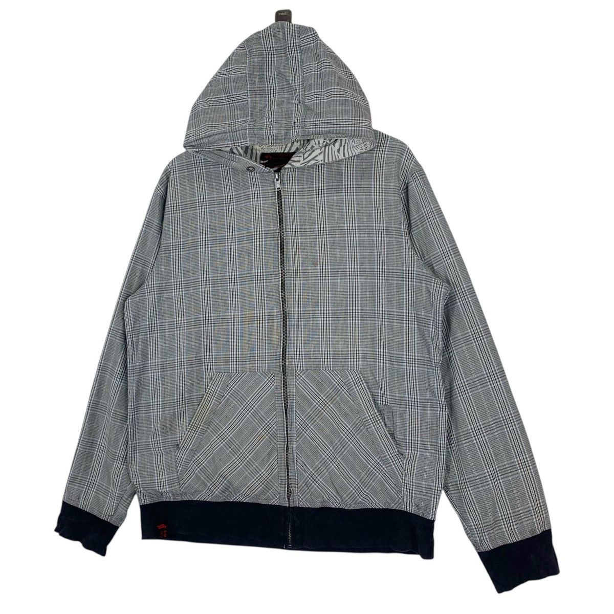 Hawk Vintage Hawk Tartan Style Jacket Hoodie Size US L / EU 52-54 / 3 - 3 Thumbnail