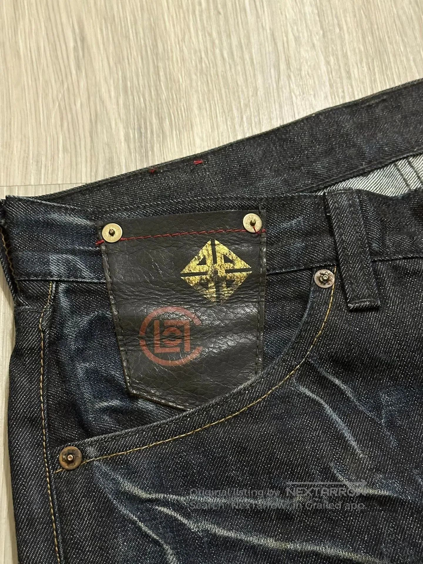 Visvim Levi's x Clot 517 Gold Butterfly Jeans. Size US 30 / EU 46 - 3 Thumbnail